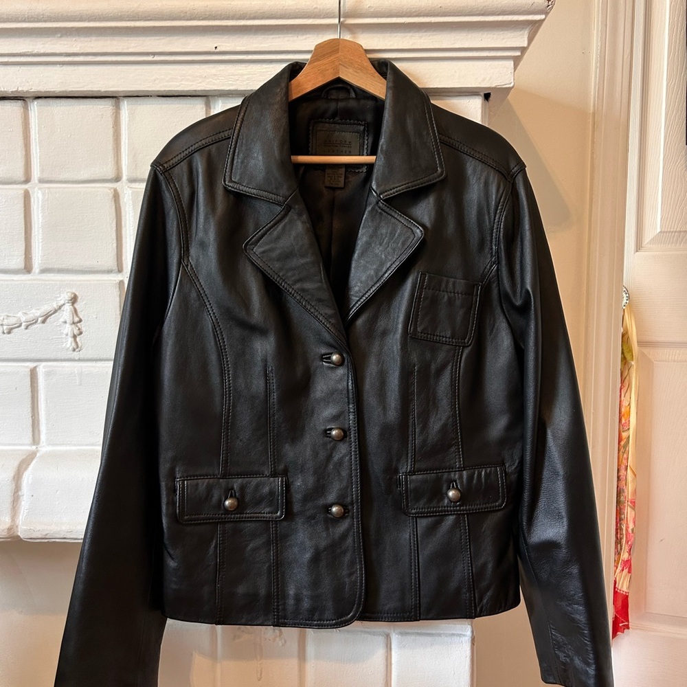 Classic Black Leather Jacket